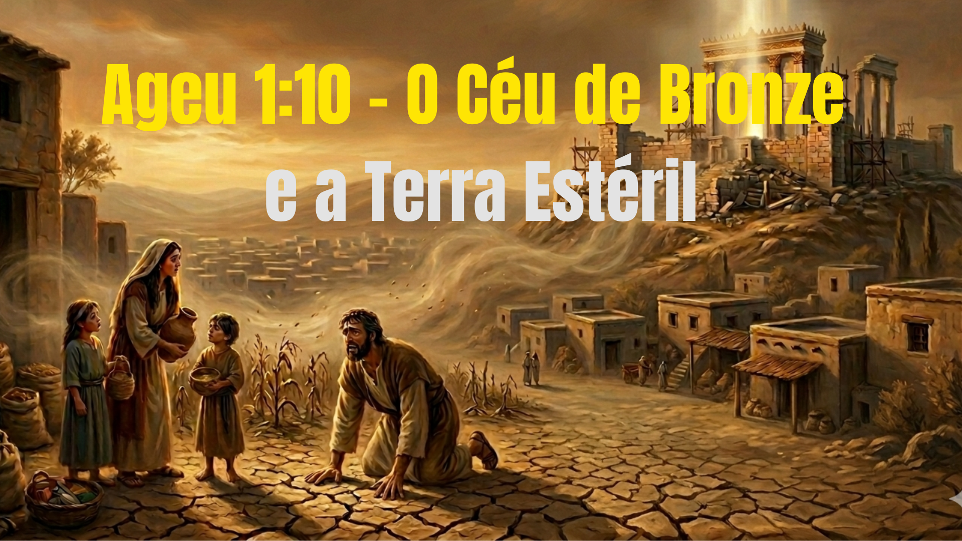 Ageu 1:10 – O Céu de Bronze e a Terra Estéril