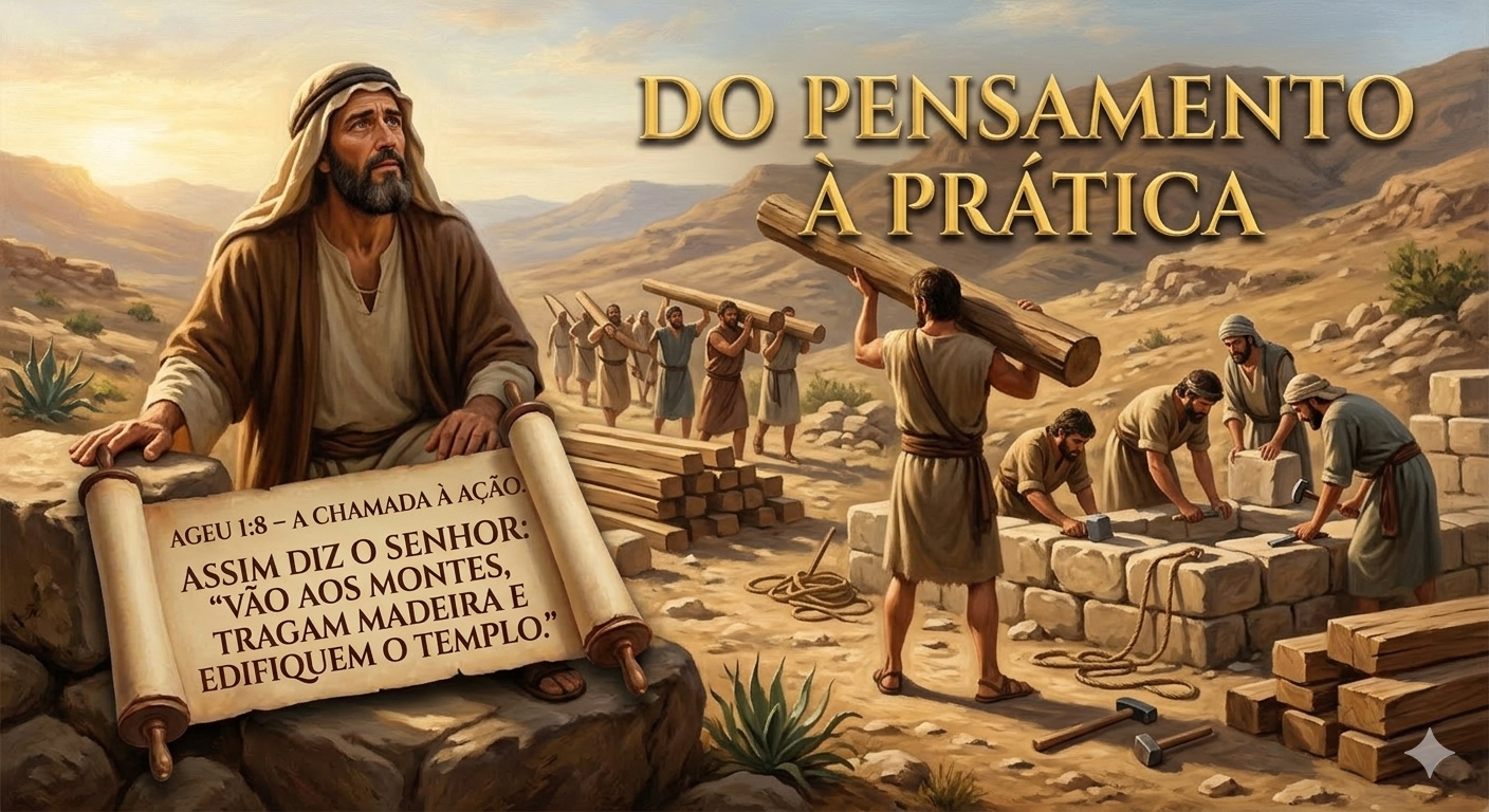 Ageu 1:8 – Do Pensamento à Prática