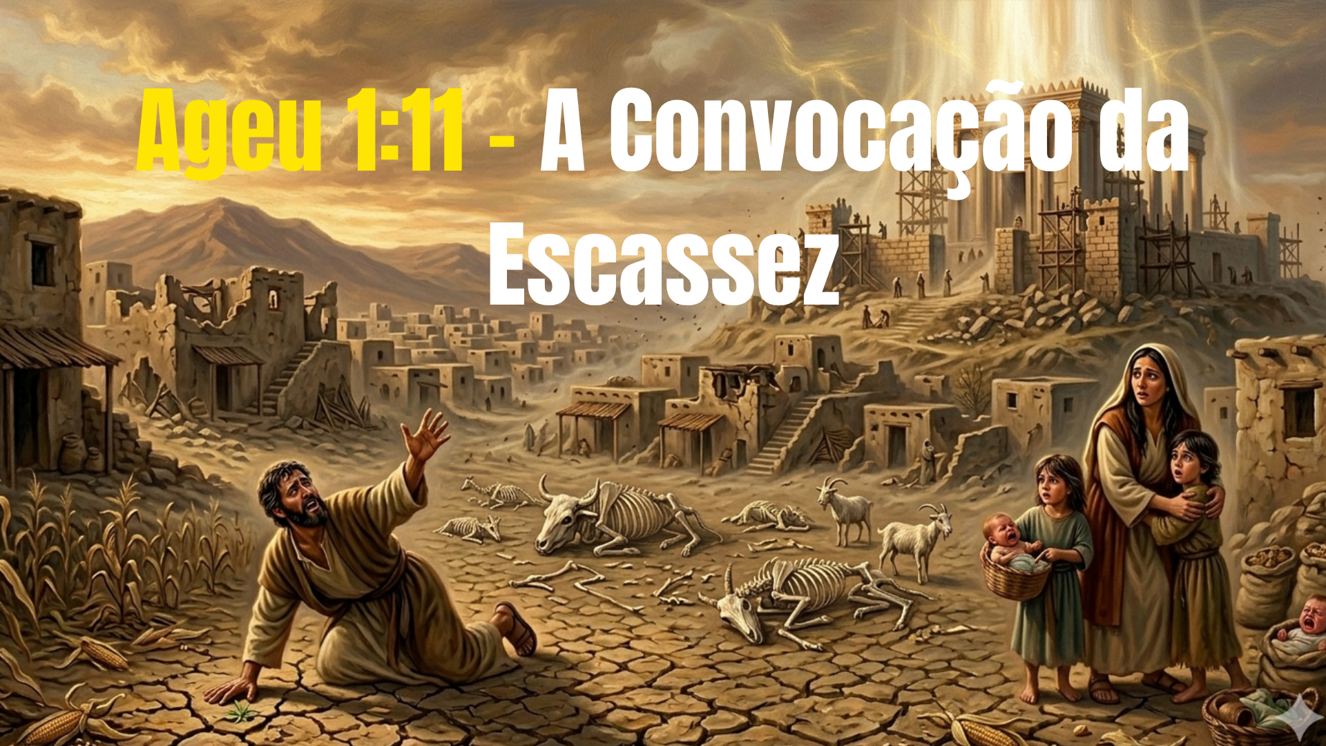 Ageu 1:11 – A Convocação da Escassez