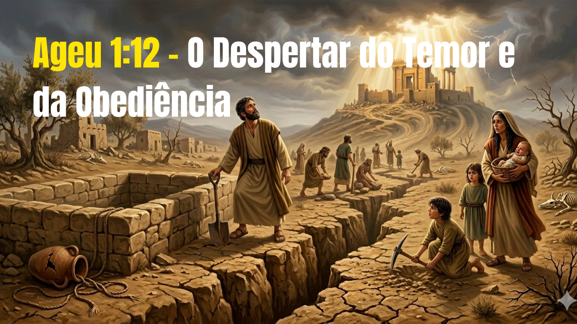 Ageu 1:12 – O Despertar do Temor e da Obediência