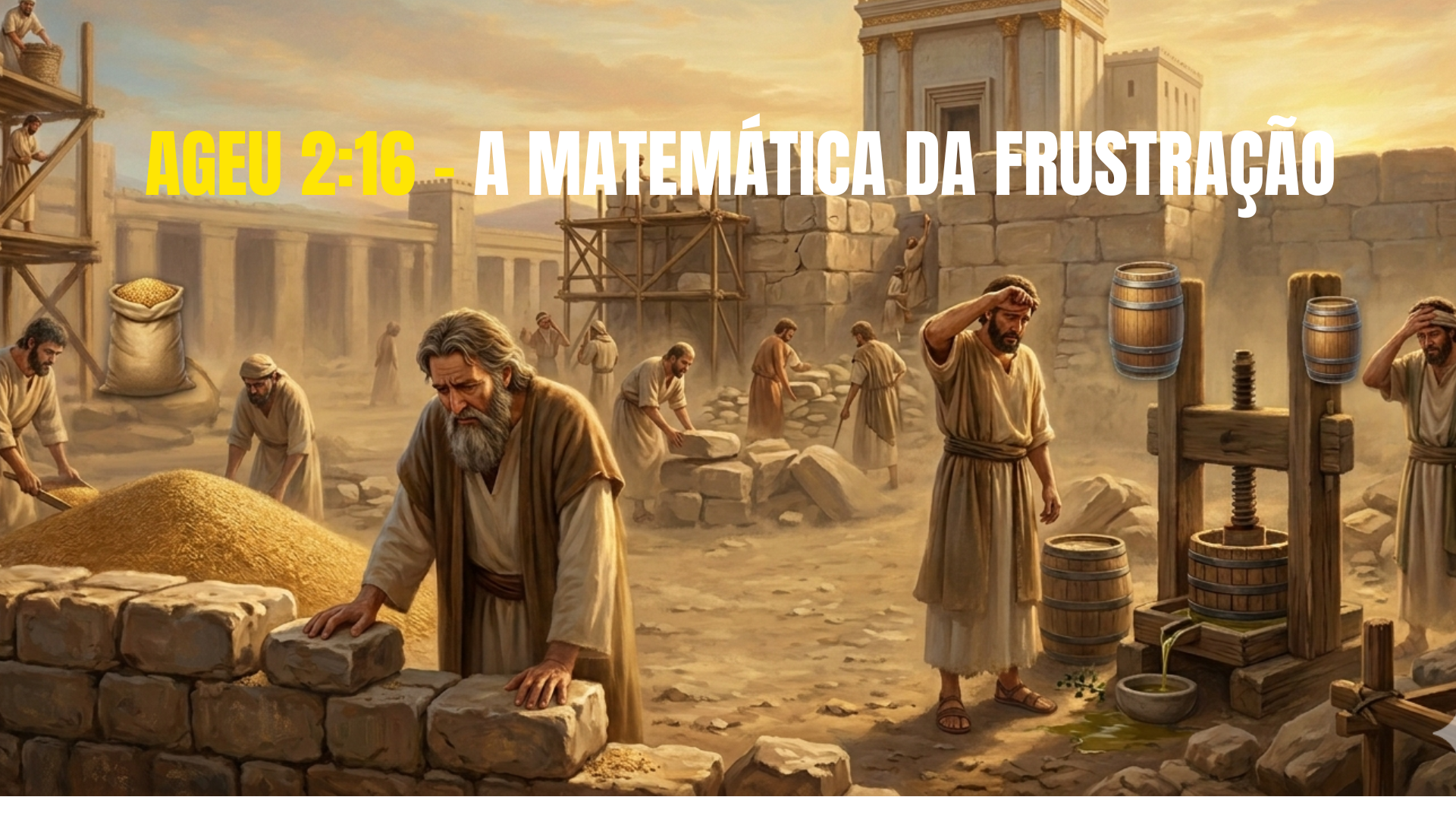 Ageu 2:16 – A Matemática da Frustração