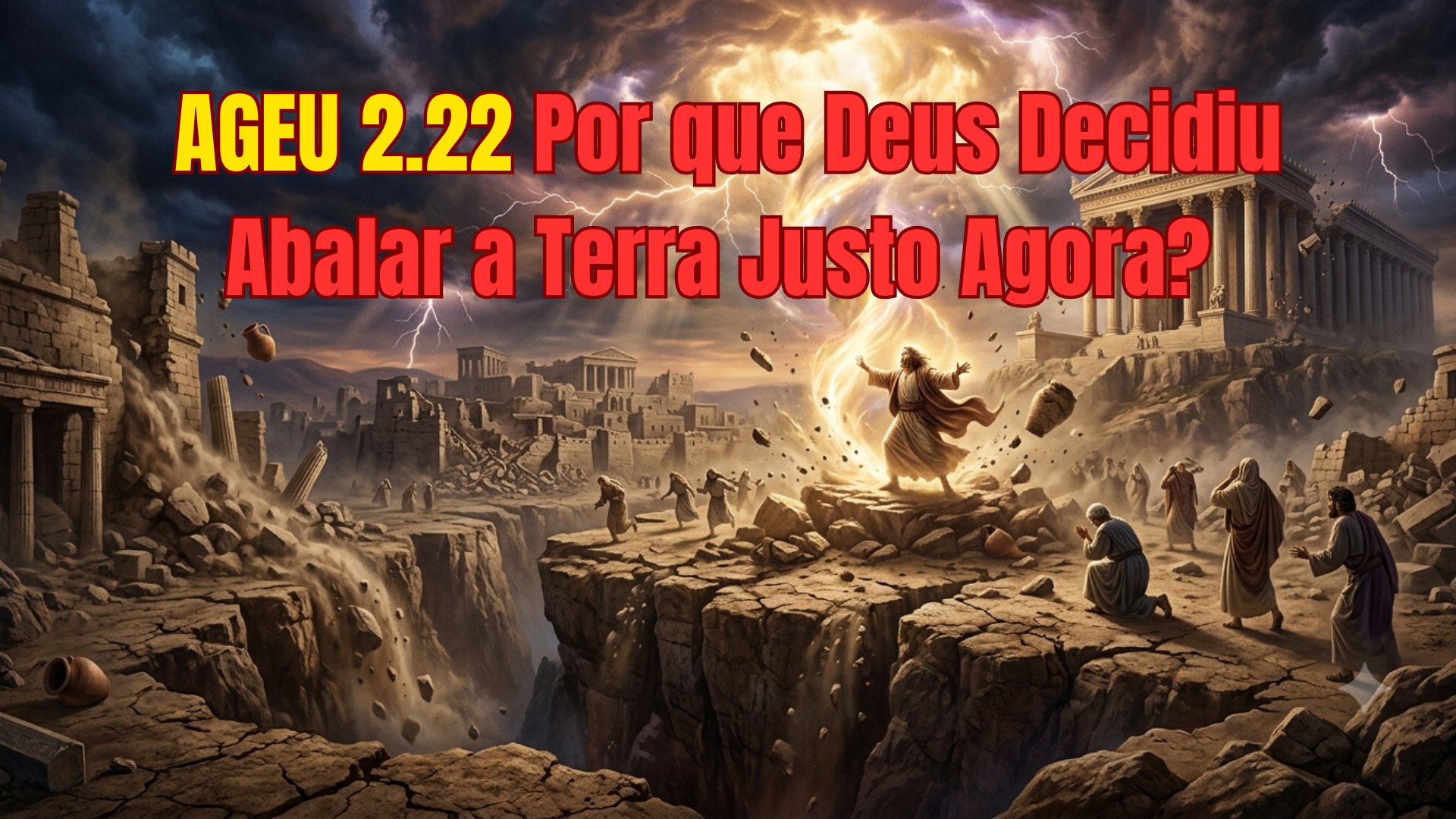 Ageu 2:21: Por que Deus Decidiu Abalar a Terra Justo Agora?